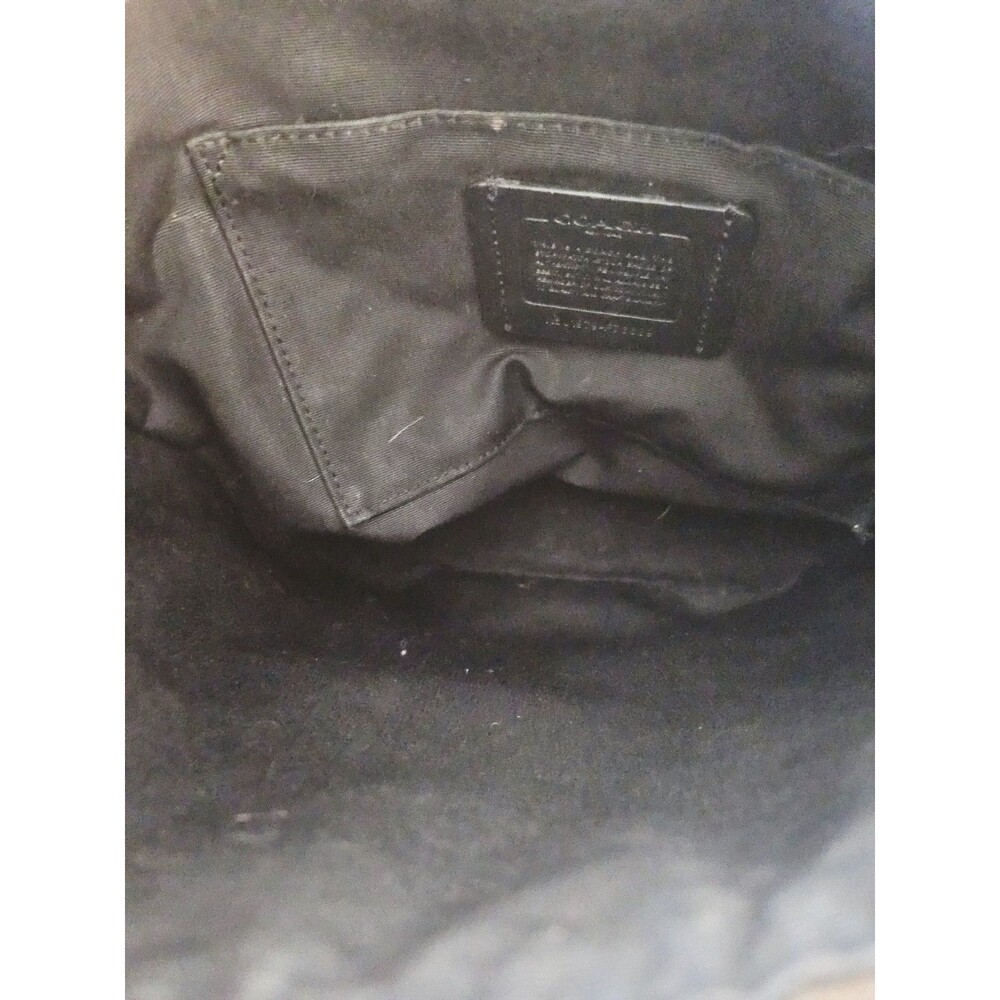 Like New Coach Signature Khaki/Black Crossbody Bag & Wallet Set - Picture 11 of 13